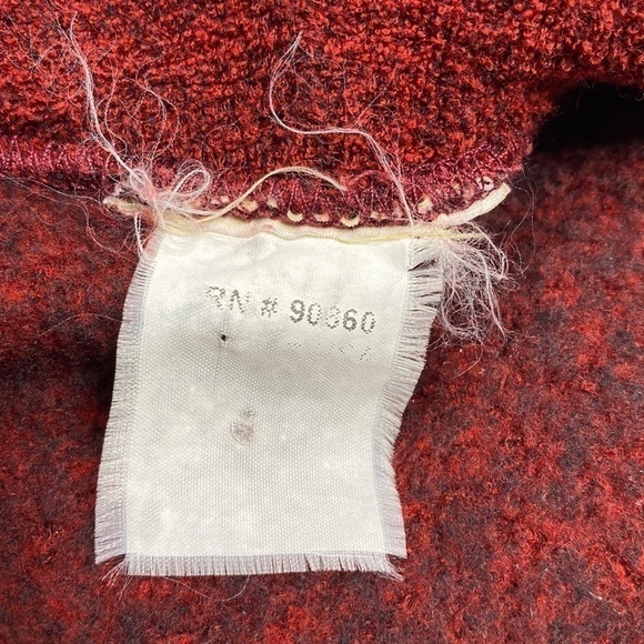 Vintage Artisans Red Evergreen Forest Crewneck Sweater Size XL - Picture 3 of 4